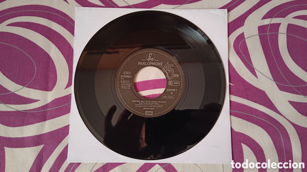 Discos de vinilo: Brian May &ndash; Back To The Light 7&rdquo; FIRMADO - Foto 5