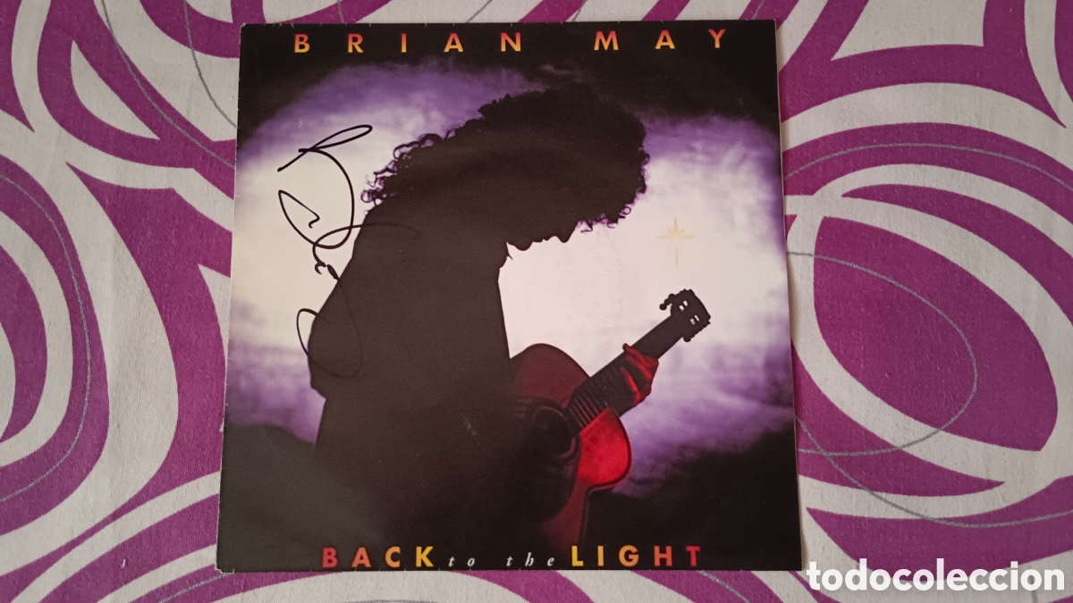 Discos de vinilo: Brian May &ndash; Back To The Light 7&rdquo; FIRMADO