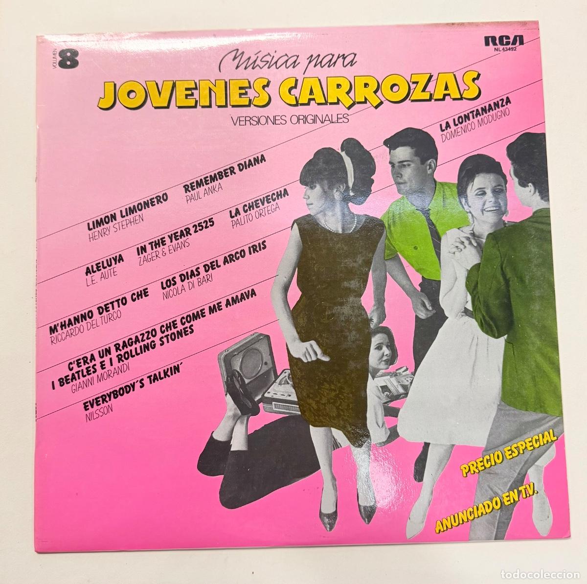 Vinyl records: M&uacute;sica para Jovenes Carrozas volumen 8