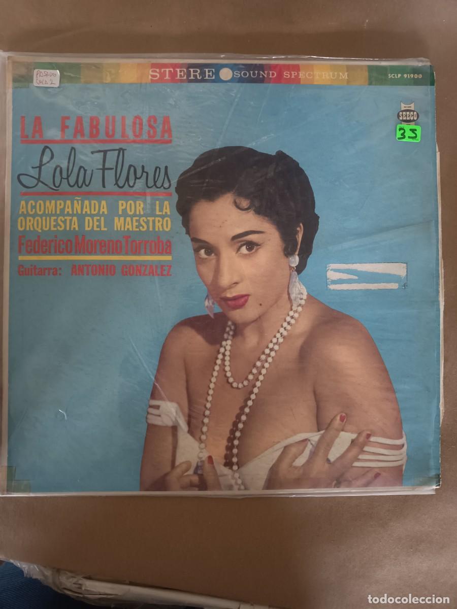 Discos de vinilo: LOTE 484, LP LA FABULOSA LOLA FLORES,( US 1959)