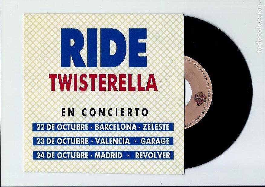 Discos de vinilo: RIDE. Twisterella. (vinilo single promocional1992)