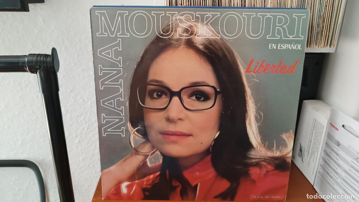 Discos de vinilo: D) Nana Mouskouri en espa&ntilde;ol &rdquo;Libertad&rdquo; Lp a&ntilde;o 1986 - LEER DESCRIPCION