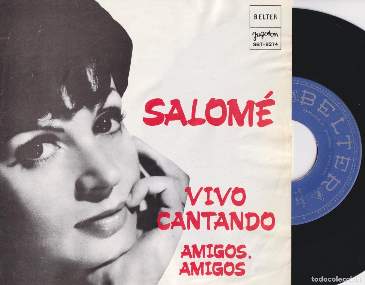 Discos de vinilo: SALOM&Eacute; - Vivo cantando ( Eurovisi&oacute;n 1969 - Editado en YUGOSLAVIA)