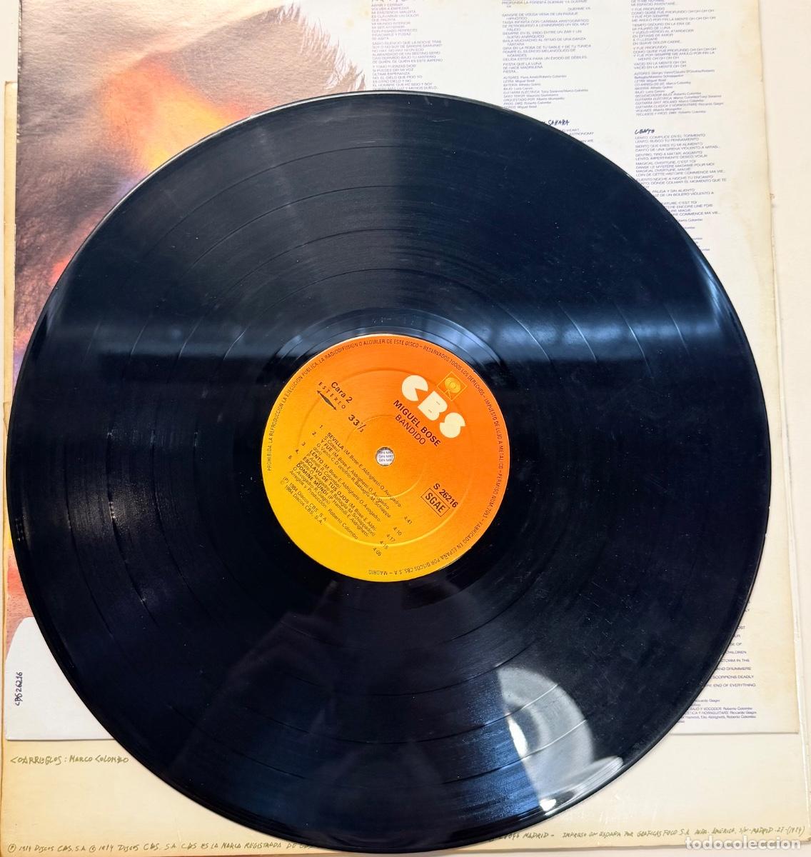 Discos de vinilo: Miguel Bose - Bandido - Foto 3