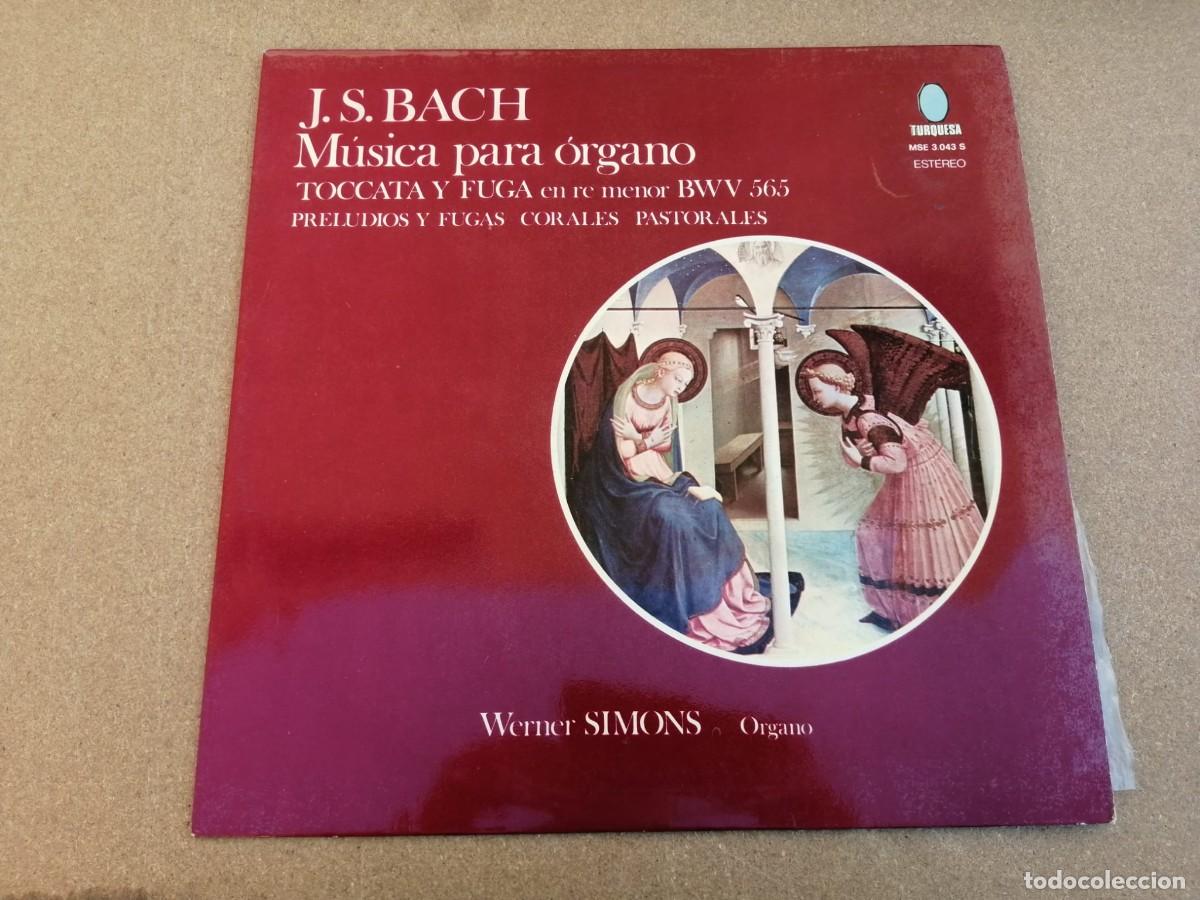 Discos de vinilo: DISCO LP. JOHANN SEBASTIAN BACH, MUSICA PARA ORGANO