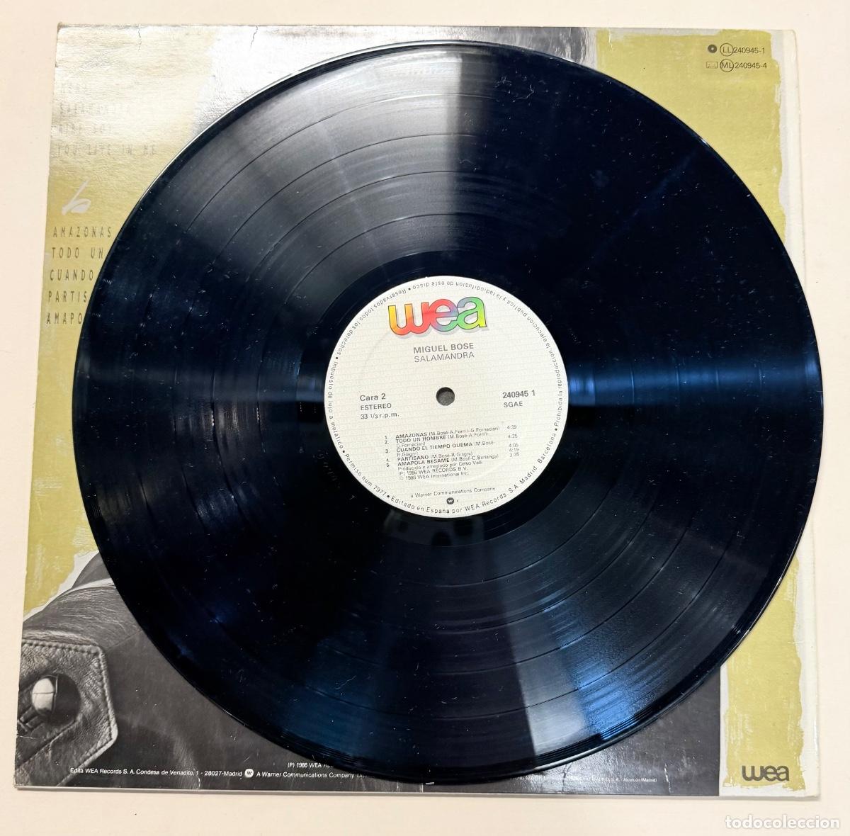 Discos de vinilo: Miguel Bose - Salamandra - Foto 3