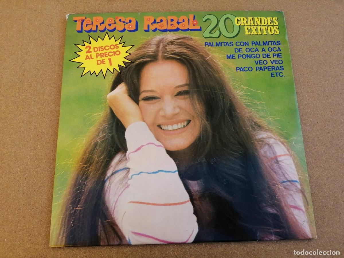 Discos de vinilo: DISCO LP. TERESA RABAL 20 GRANDES EXITOS - Foto 1
