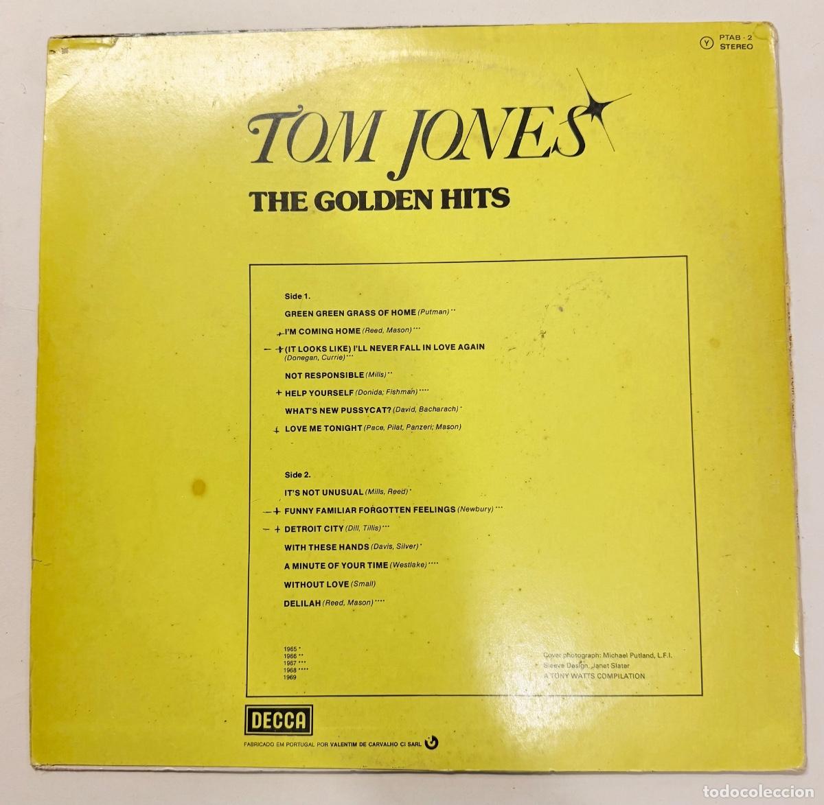 Discos de vinilo: Tom Jones - The golden hits - Foto 2