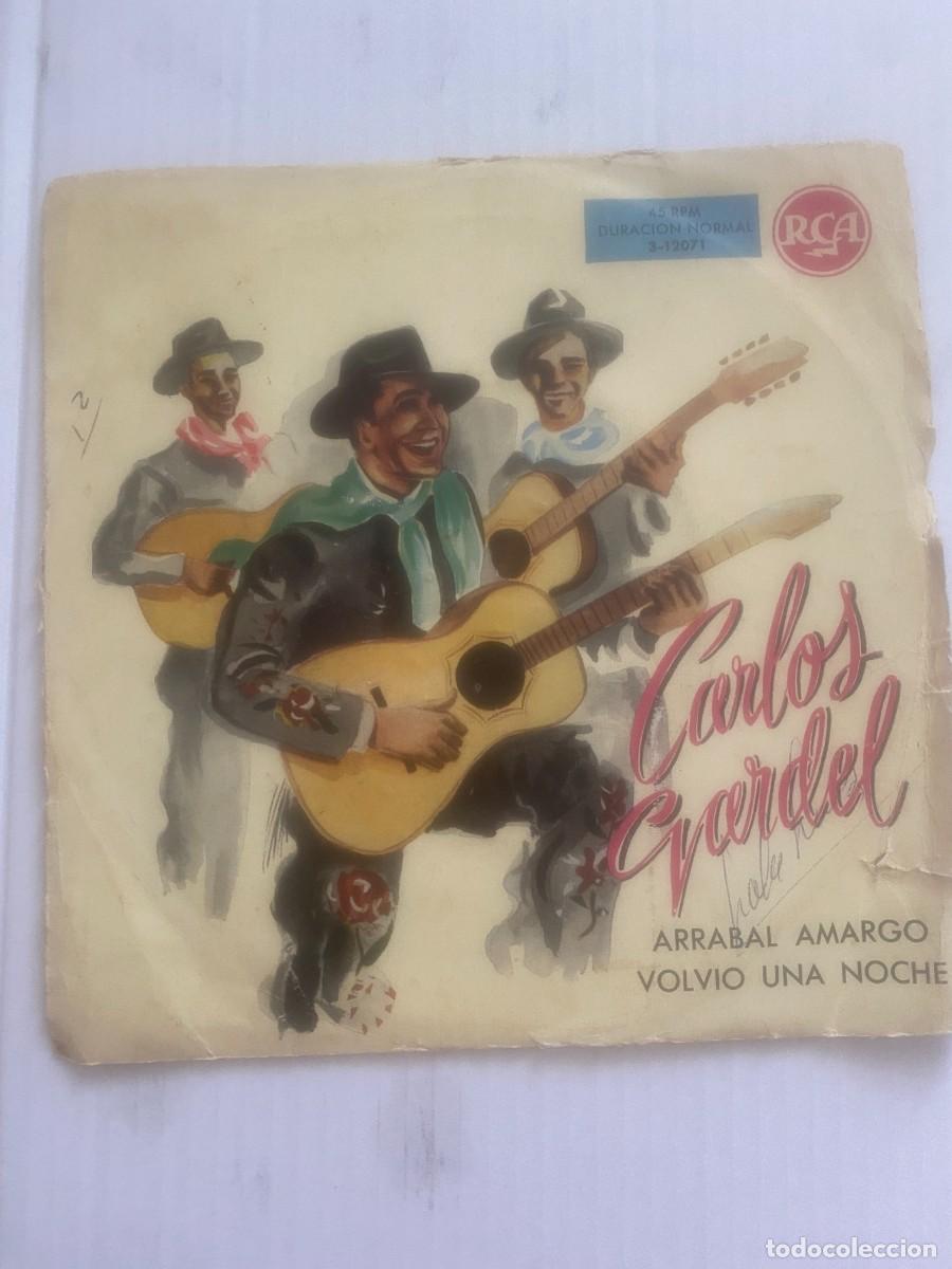 Discos de vinilo: SINGLE - CARLOS GARDEL - ARRABAL AMARGO