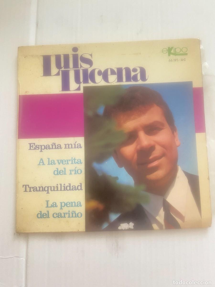 Discos de vinilo: SINGLE LUIS LUCENA - ESPA&Ntilde;A MIA...