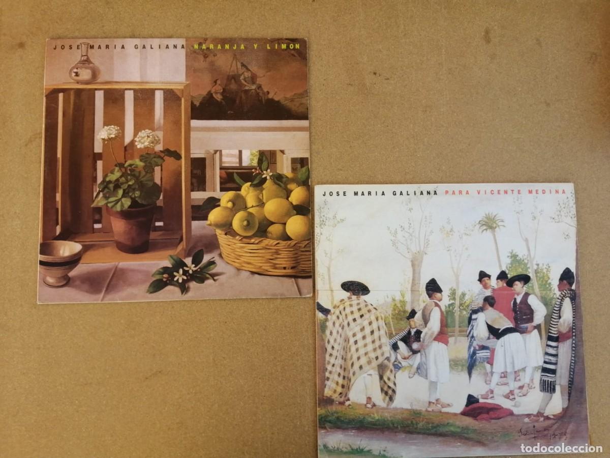 Discos de vinilo: DOS DISCOS LP. JOSE MARIA GALIANA