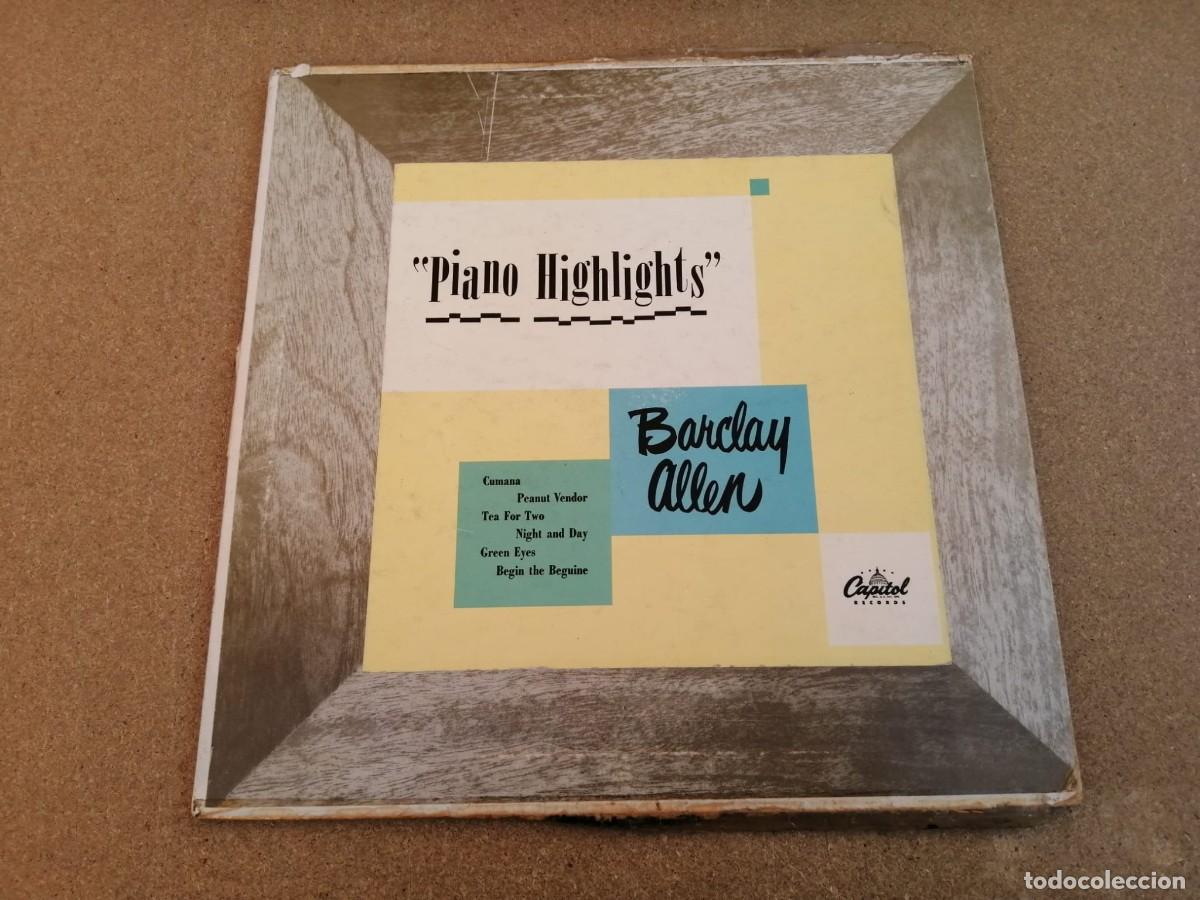 Discos de vinilo: DISCO LP. BARCLAY ALLEN (PIANO HIGHLIGHTS)