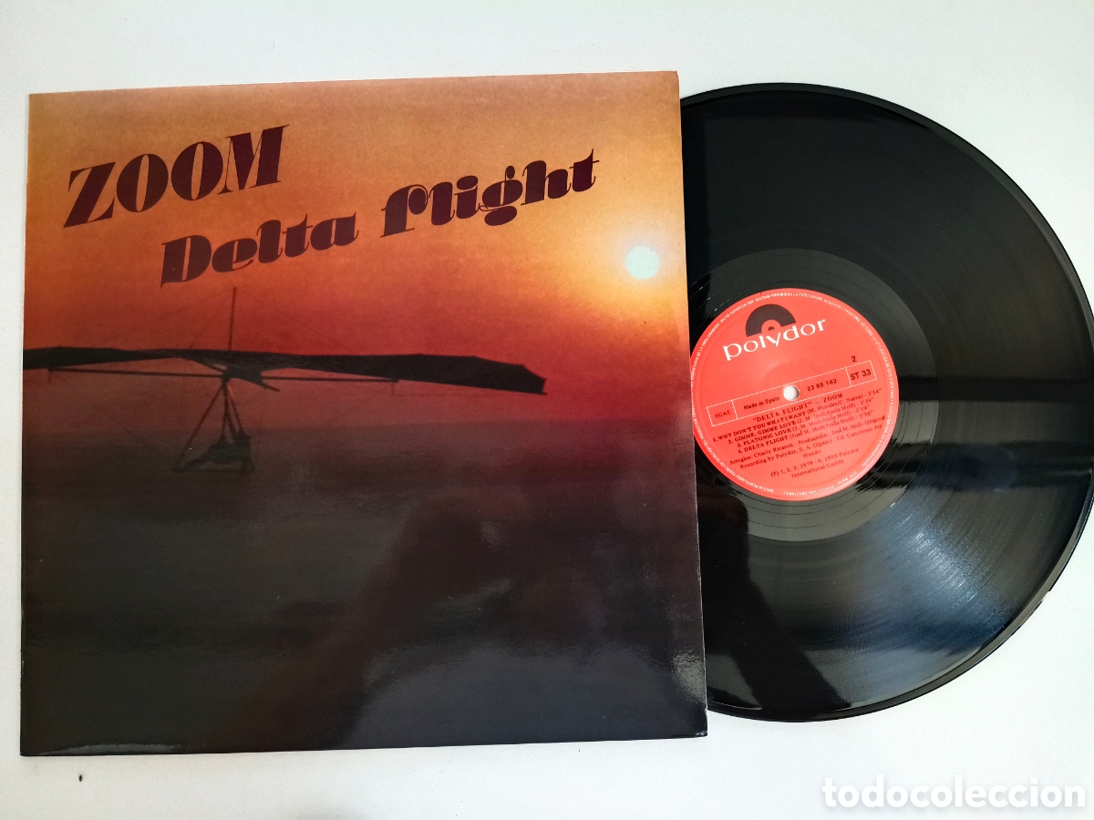 Discos de vinilo: ZOOM -Delts Flight - LP POLYDOR 1980 // COMO NUEVO // COSMIC DISCO
