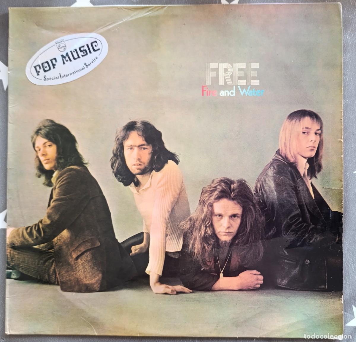 Discos de vinilo: FREE &lrm;&ndash; FIRE AND WATER LP 1970 PRIMERA EDICION FRANCESA - BLUES ROCK HARD
