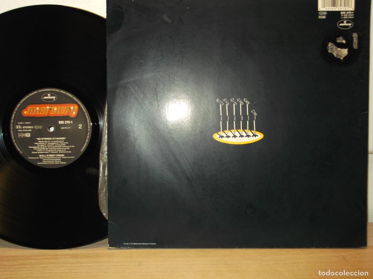 Discos de vinilo: WALL STREET CRASH -No strings attached (1988) LP - Foto 3