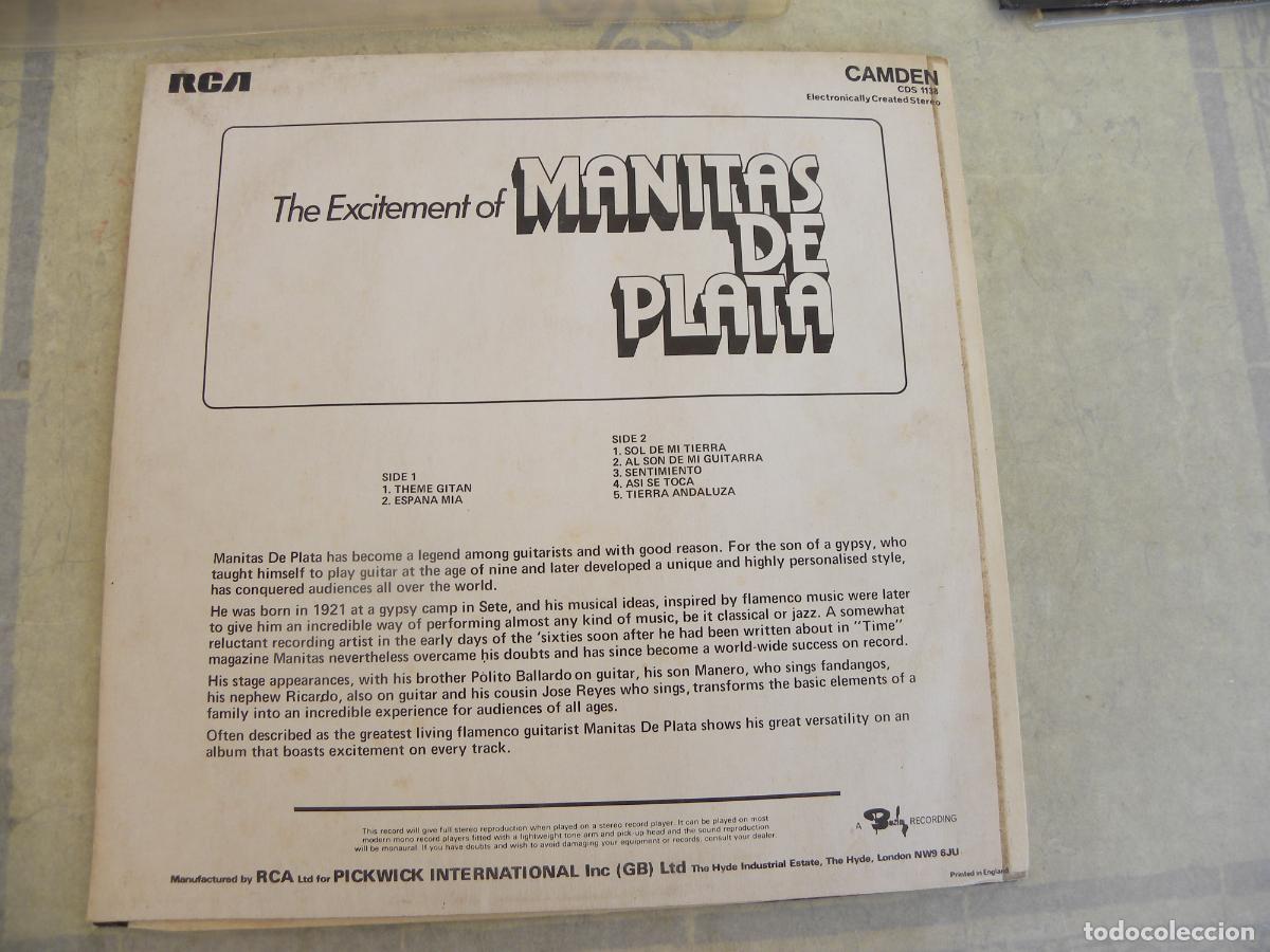 Discos de vinilo: MANITAS DE PLATA -LP 1973 -EDICION INGLESA - Foto 2