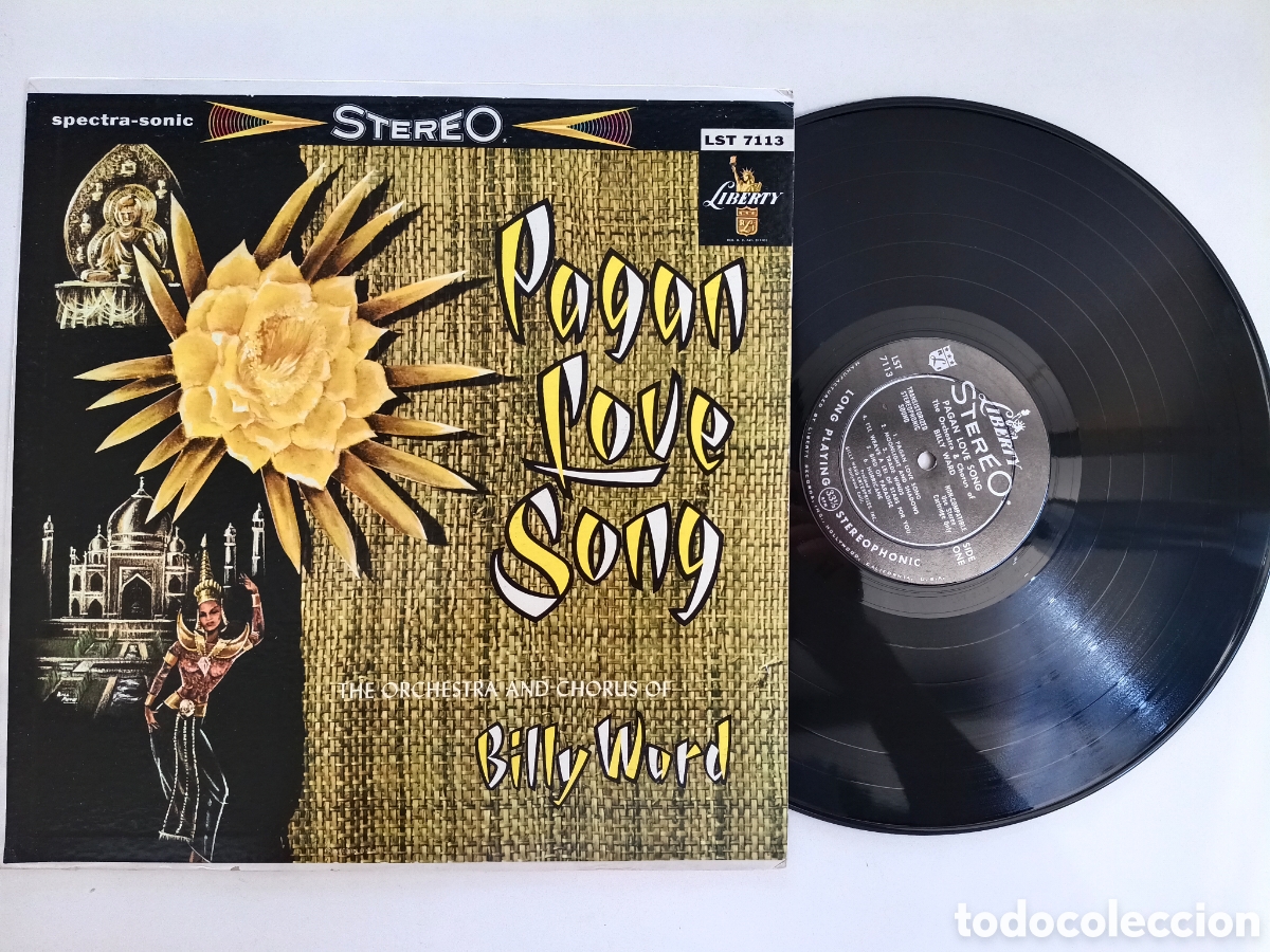 Discos de vinilo: BILLY WARD - Pagan Love Song - LP ORIGINAL USA STEREO 1959 // SPACE AGE POP LOUNGE JAZZ EXOTICA