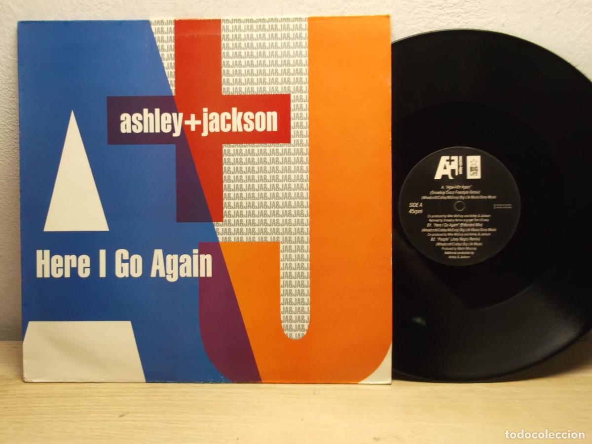 Discos de vinilo: Ashley+JacksonHere I Go Again Single 12&rdquo; MAXI Single 45 RPM