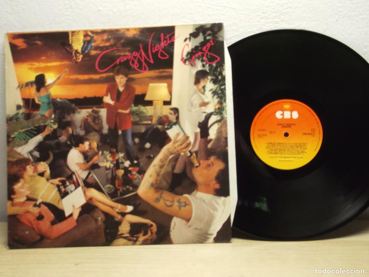 Discos de vinilo: Ginger -Crazy Nights LP 1981 - Foto 1