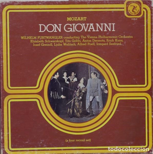Discos de vinilo: Don Giovanni - Wolfgang Amadeus Mozart - Wilhelm Furtw&auml;ngler, Box Set Vinilo 4 x LP