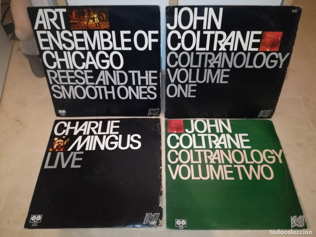 Discos de vinilo: LOTE DE 4 LPs DE JAZZ-JOHN COLTRANE, CHARLIE MINGUS Y ART ENSEMBLE