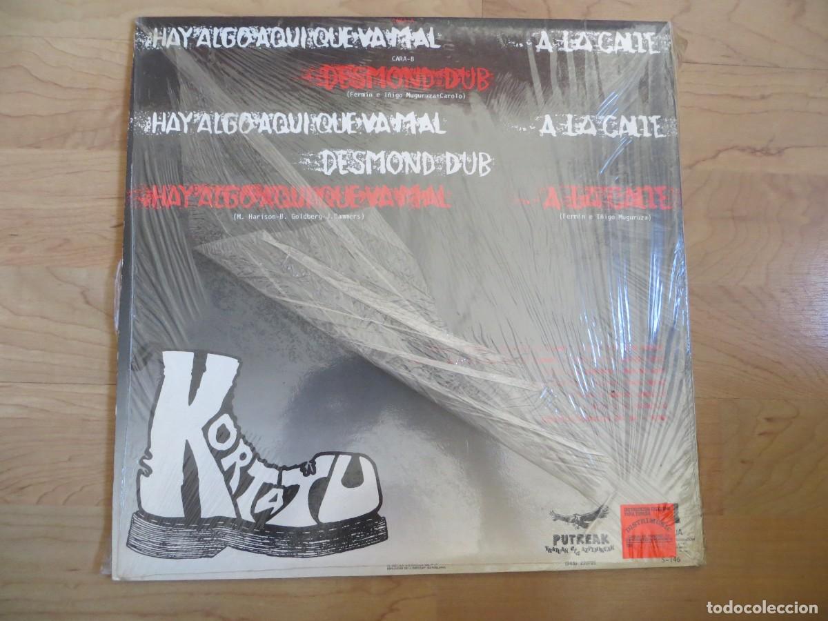 Discos de vinilo: Kortatu - A La Calle (12&rdquo;, EP) - Foto 2