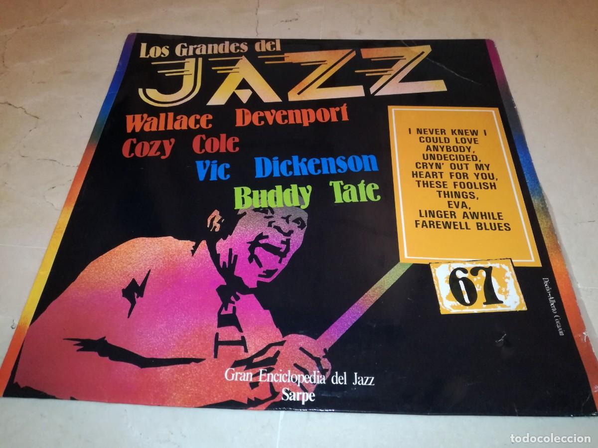 Discos de vinilo: LOS GRANDES DEL JAZZ-WALLACE DEVENPORT, COZY COLE, ETC-CON LIBRETO-VINILO EN EXCELENTE ESTADO