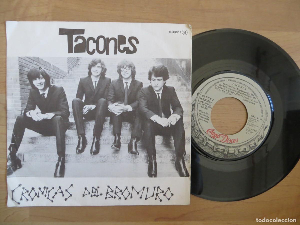 Discos de vinilo: Tacones - Cronicas Del Bromuro (7&rdquo;, Single, Promo) - Spanish mod band from Madrid - CHAPA DISCOS