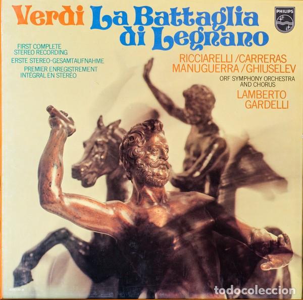 Discos de vinilo: La Battaglia Di Legnano- Verdi - Ricciarelli / Carreras