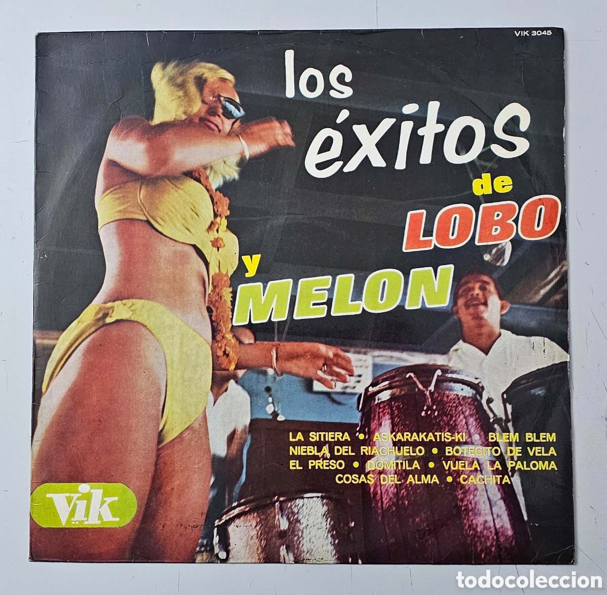 Discos de vinilo: LP LOBO Y MELON - Los exitos de (Espa&ntilde;a - Vik - 1968) Mexican Salsa Guaguanco Guaracha