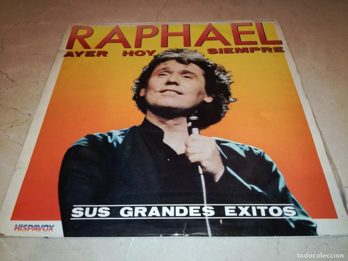 Discos de vinilo: RAPHAEL-AYER HOY SIEMPRE-SUS GRANDES EXITOS-DOBLE LP - Foto 1