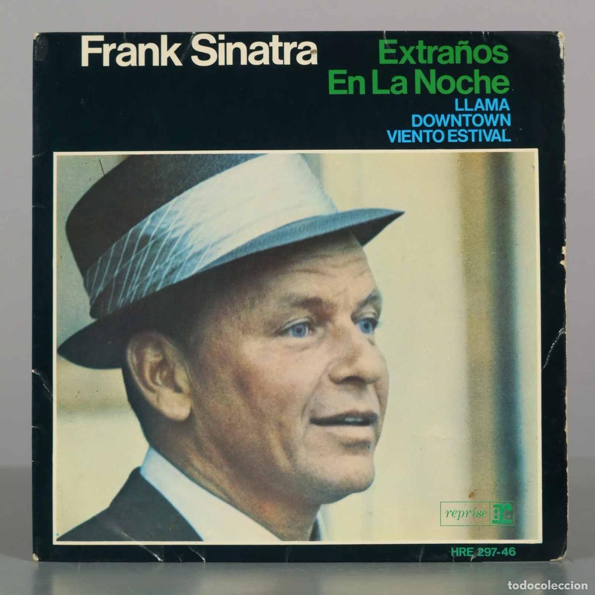 Discos de vinilo: EP. Extra&ntilde;os En La Noche - Frank Sinatra - Foto 1