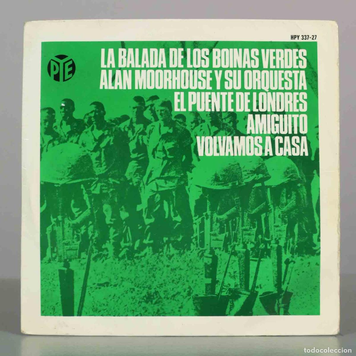 Discos de vinilo: EP. La Balada de los Boinas Verdes - Alan Moorhouse y su Orquesta