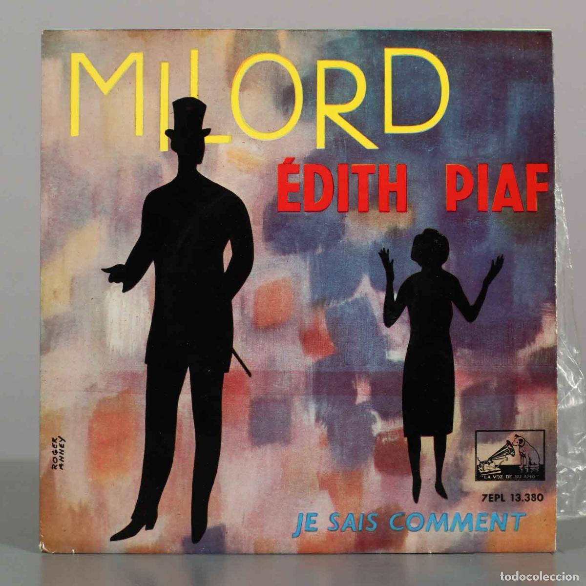 Discos de vinilo: SINGLE. Milord / Je Sais Comment - &Eacute;dith Piaf - Foto 1