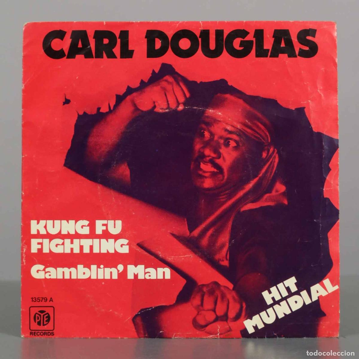 Discos de vinilo: SINGLE. Kung Fu Fighting - Gamblin&acute; Man - Carl Douglas