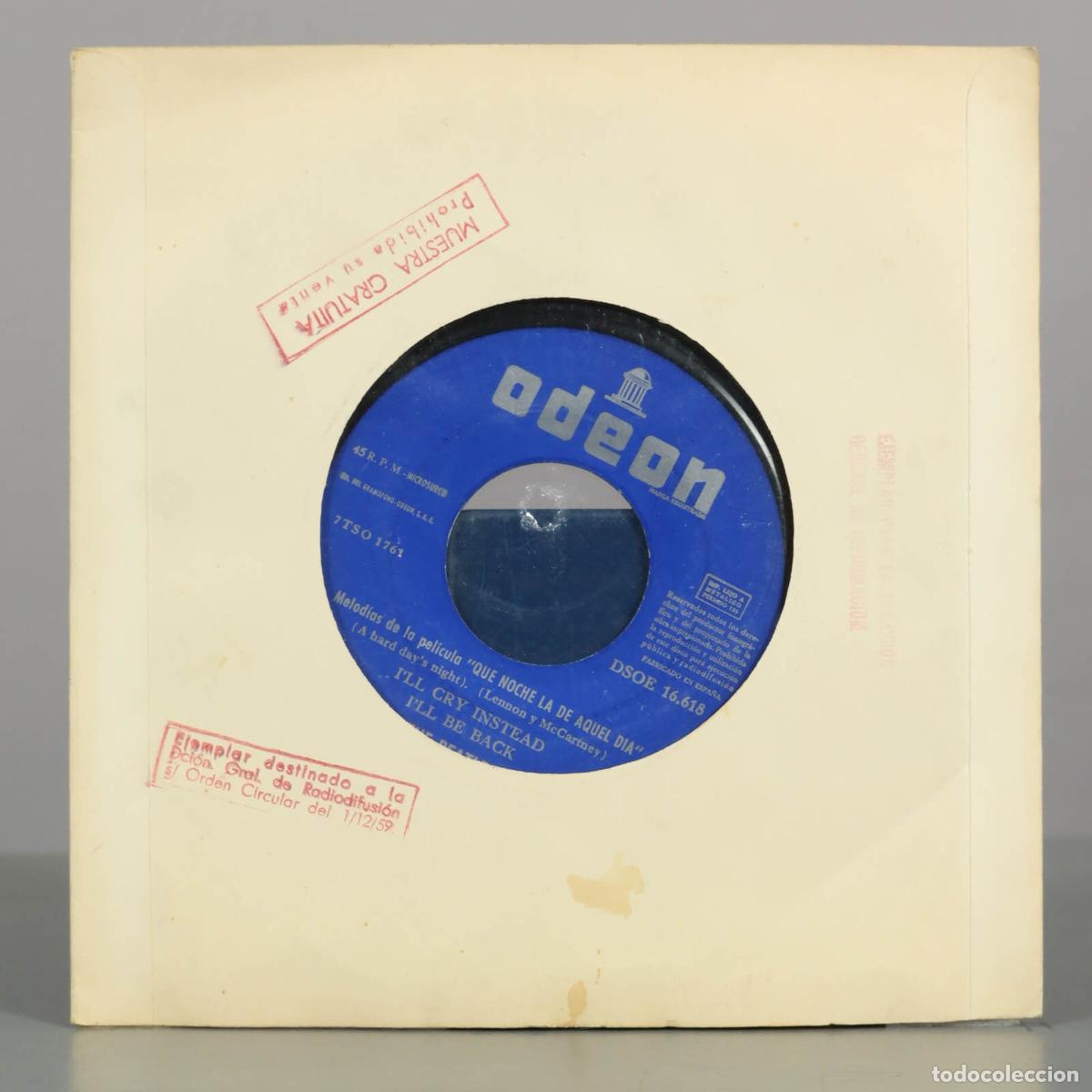 Discos de vinilo: EP. Qu&eacute; noche la de aquel d&iacute;a - The Beatles. MUESTRA GRATUITA
