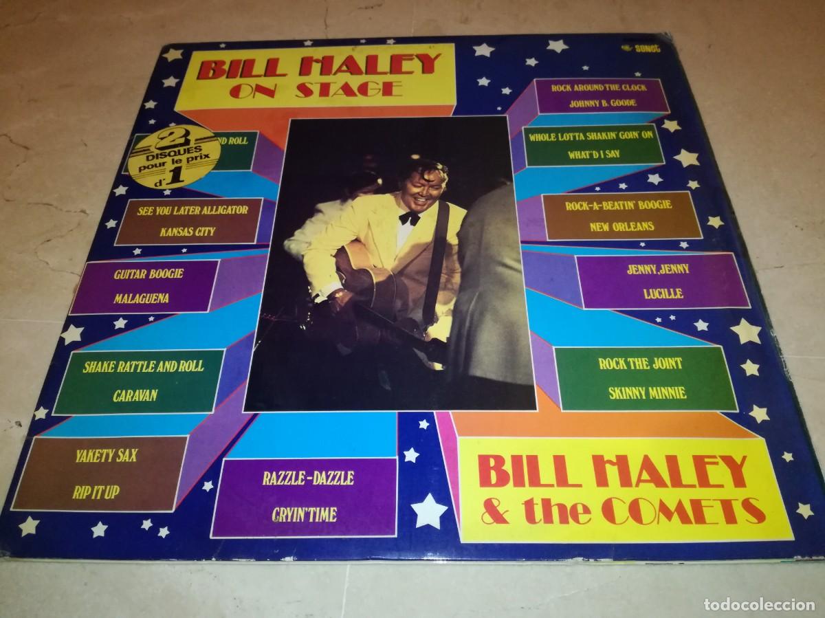 Discos de vinilo: BILL HALEY & THE COMETS-BILL HALEY ON STAGE-DOBLE LP-VINILOS EN EXCELENTE ESTADO
