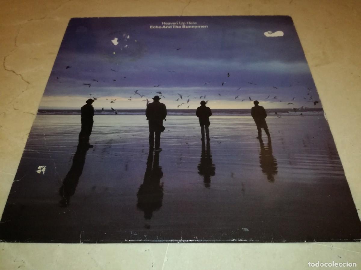 Discos de vinilo: ECHO AND THE BUNNYMEN-HEAVEN UP HERE-CONTIENE ENCARTE-EDICI&Oacute;N ESPA&Ntilde;OLA