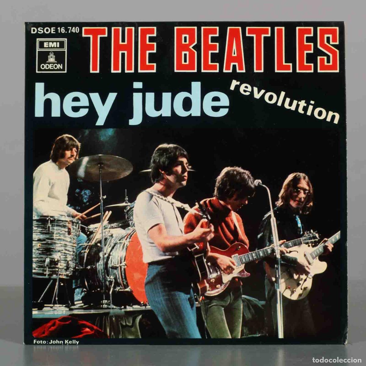 Discos de vinilo: SINGLE. The Beatles - Hey Jude / Revolution - John Kelly