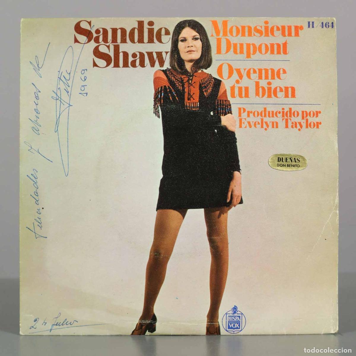 Discos de vinilo: SINGLE. Monsieur Dupont / &Oacute;yeme t&uacute; bien - Sandie Shaw