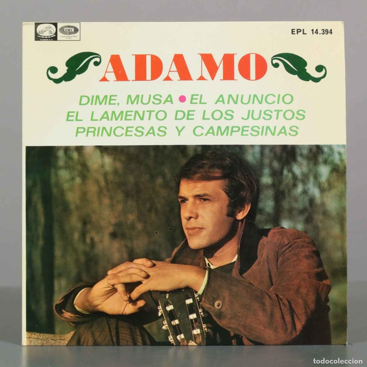 Discos de vinilo: EP. Dime, Musa - El Anuncio - El Lamento De Los Justos - Princesas Y Campesinas - Adamo