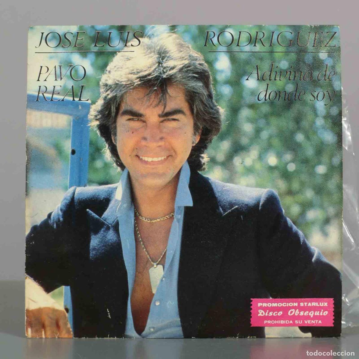 Discos de vinilo: SINGLE. Pavo Real / Adivina De Donde Soy - Jos&eacute; Luis Rodr&iacute;guez