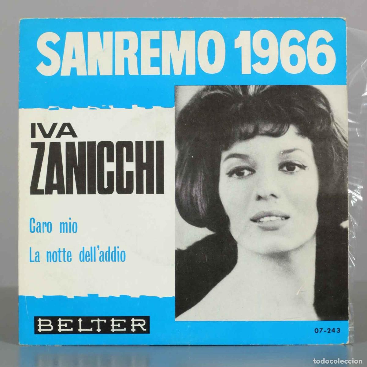 Discos de vinilo: SINGLE. Caro Mio - La Notte Dell&acute;Addio - Iva Zanicchi