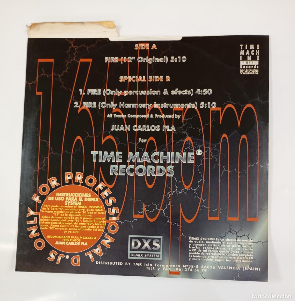 Discos de vinilo: FIRE. BACK & STAY. MAXI-SINGLE. TDKDA39 - Foto 2