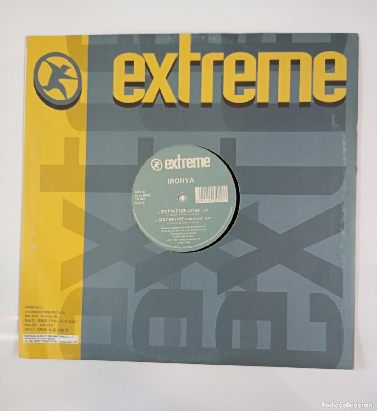 Discos de vinilo: IRONYA. STAY WITH ME. MAXI-SINGLE. TDKDA39 - Foto 1