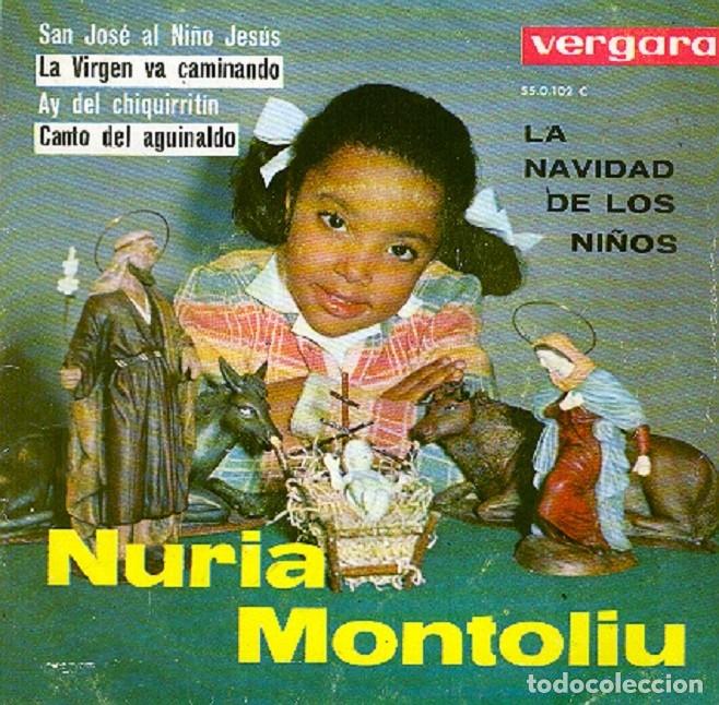 Discos de vinilo: N&uacute;ria Montoliu &ndash; Villancicos - VERGARA 55.0.102 &ndash; 1963