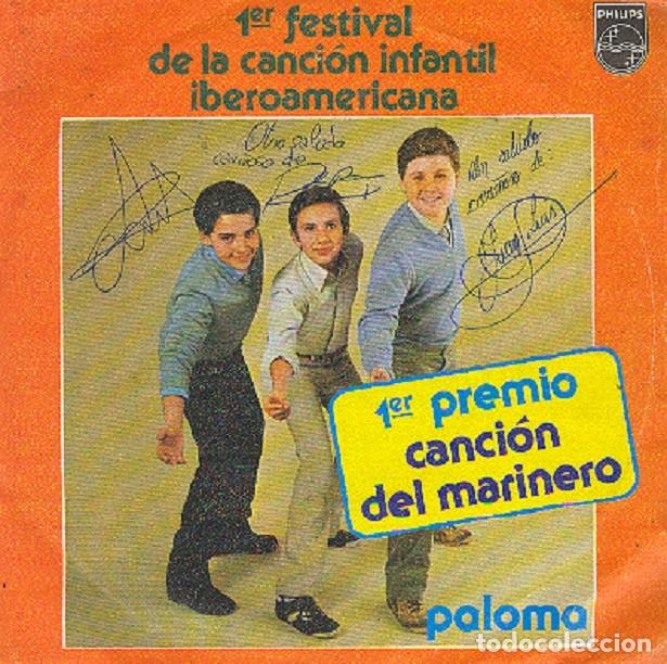 Discos de vinilo: Flor, Guerrero y Monz&oacute;n &ndash; Paloma; Canci&oacute;n del marinero &ndash; PHILIPS 60 29 465 &ndash; 1979
