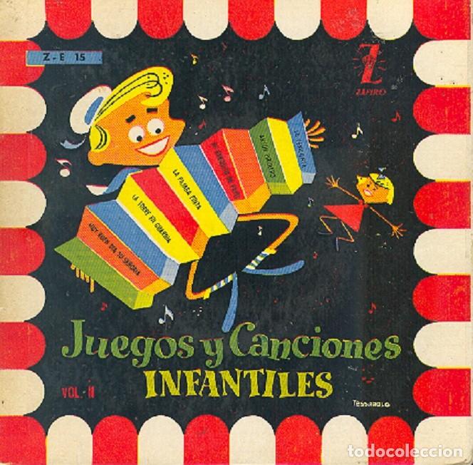 Discos de vinilo: Orquesta Calesita &ndash; Juegos y Canciones Infantiles Vol. II - ZAFIRO 15 &ndash; 1957