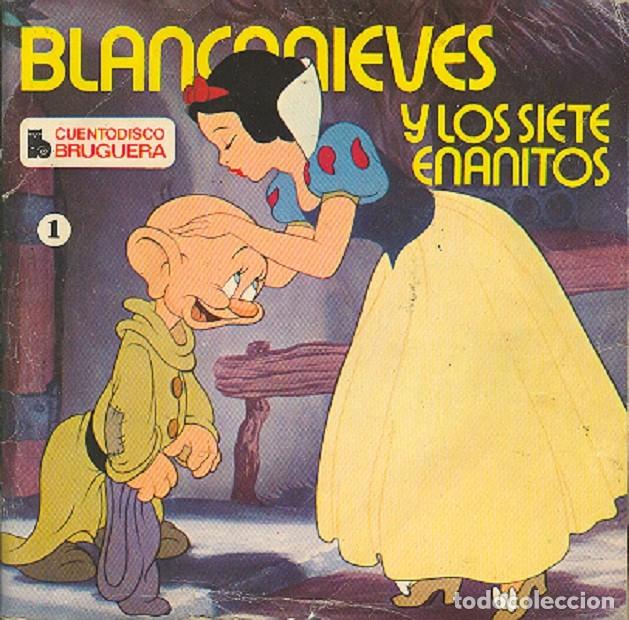 Discos de vinilo: Blancanieves y los siete enanitos - Cuentodisco Bruguera n&ordm; 16 &ndash; HISPAVOX 084-04 &ndash; 1967