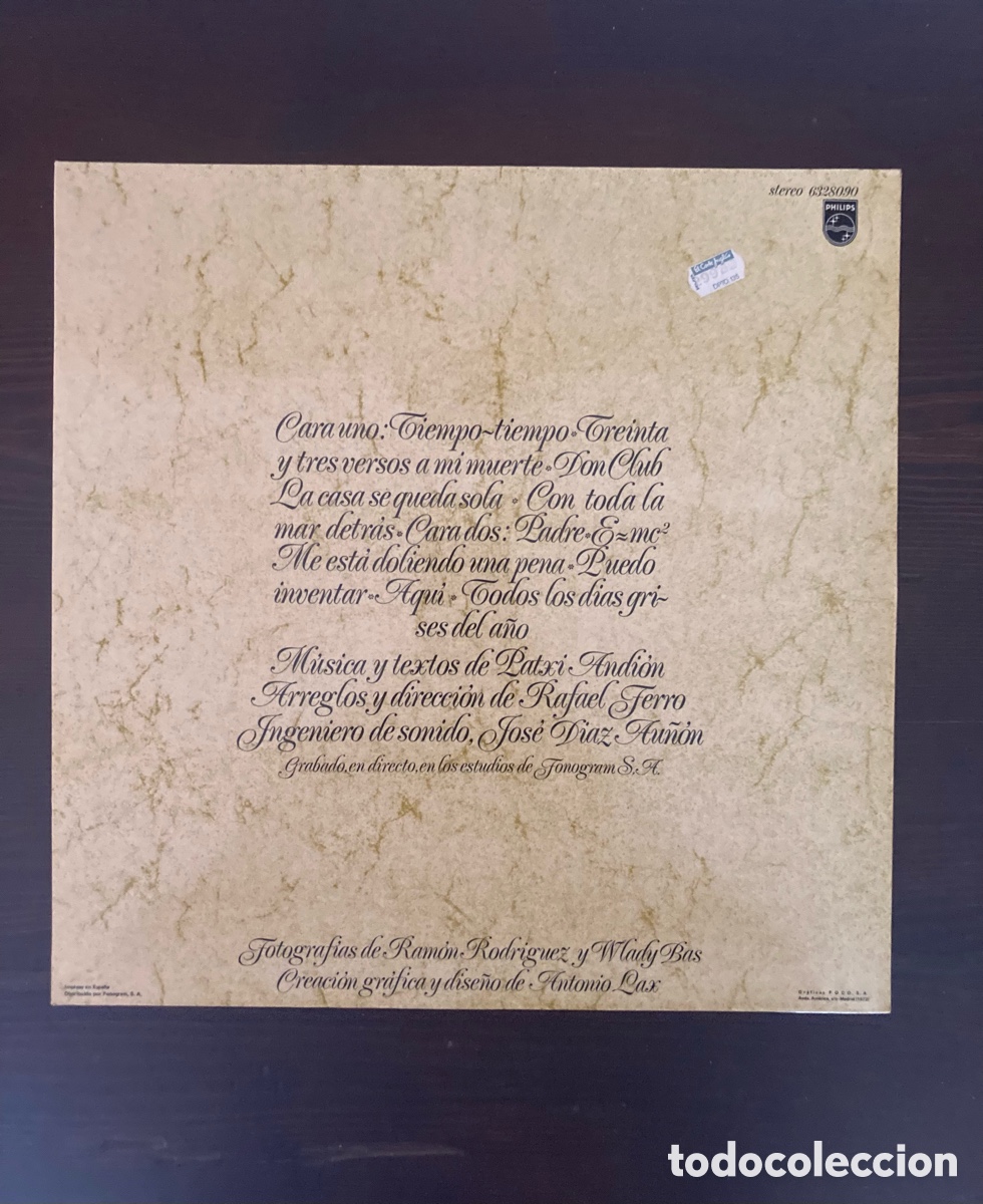 Discos de vinilo: Lote 2 LP vinilo Patxi Andi&oacute;n - Foto 8